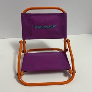 AMERICAN GIRL 18” Doll folding camp chair, from adventure campfire set